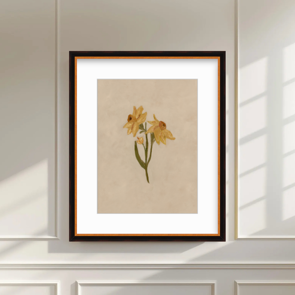 March Birth Flower Premium Fine Art Paper Print