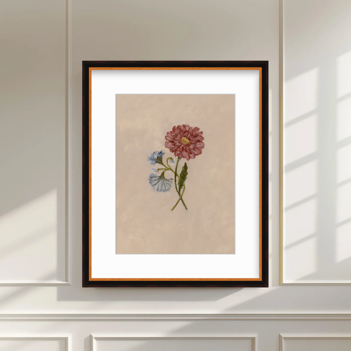 September Birth Flower Premium Fine Art Paper Print