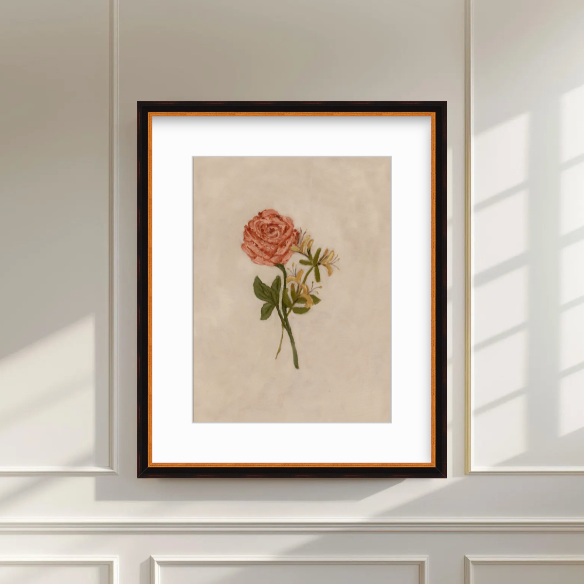 June Birth Flower Premium Fine Art Paper Print
