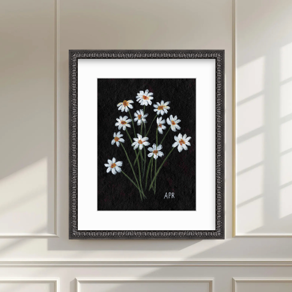 We Remember April Birth Flower Premium Fine Art Paper Print