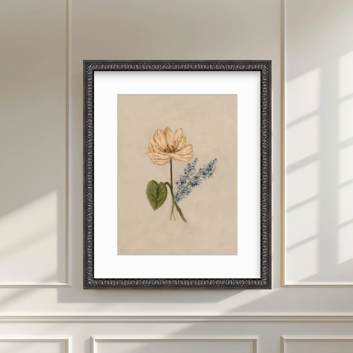 July Birth Flower Premium Fine Art Paper Print