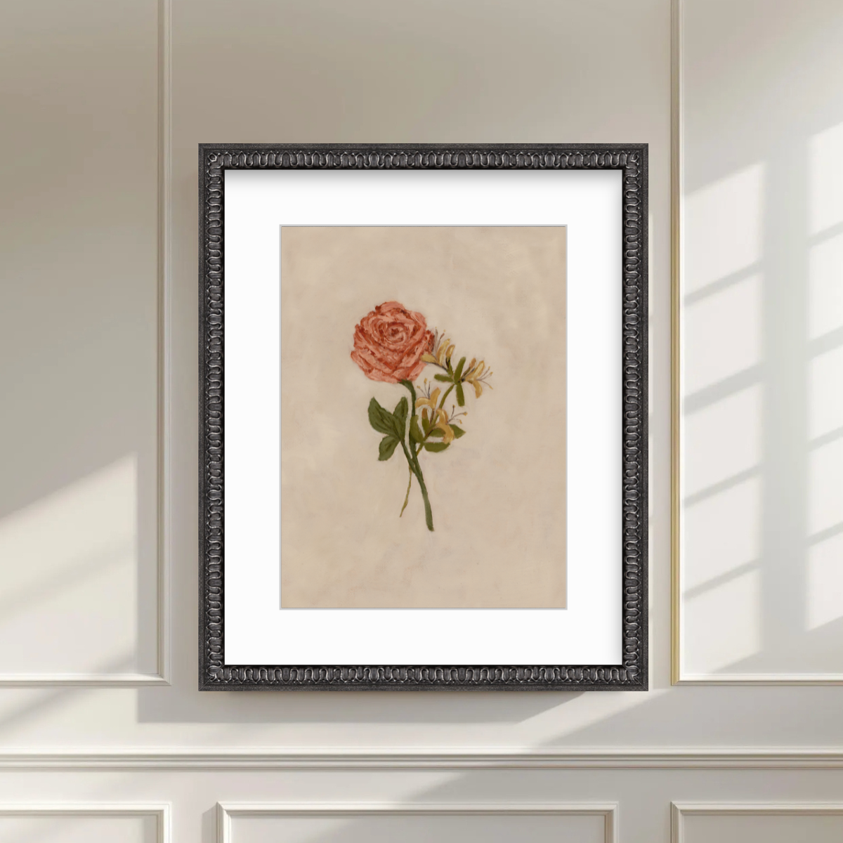 June Birth Flower Premium Fine Art Paper Print