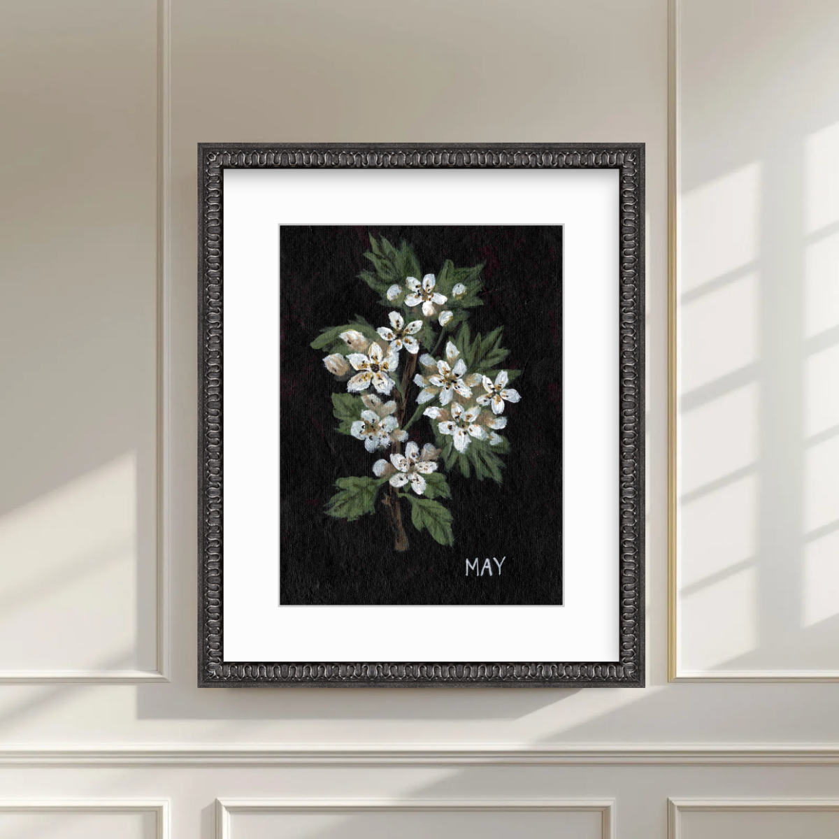 We Remember May Birth Flower Premium Fine Art Paper Print