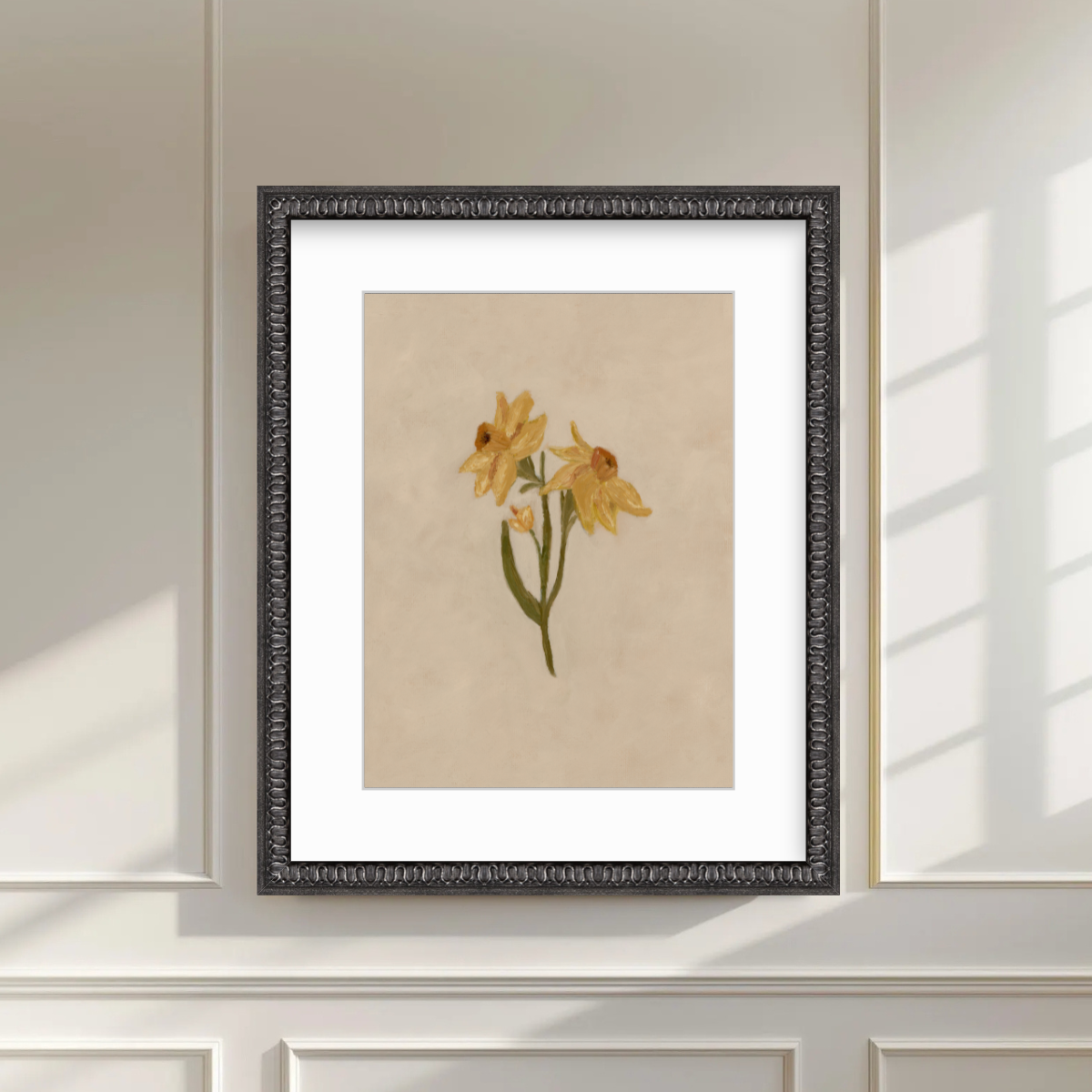 March Birth Flower Premium Fine Art Paper Print