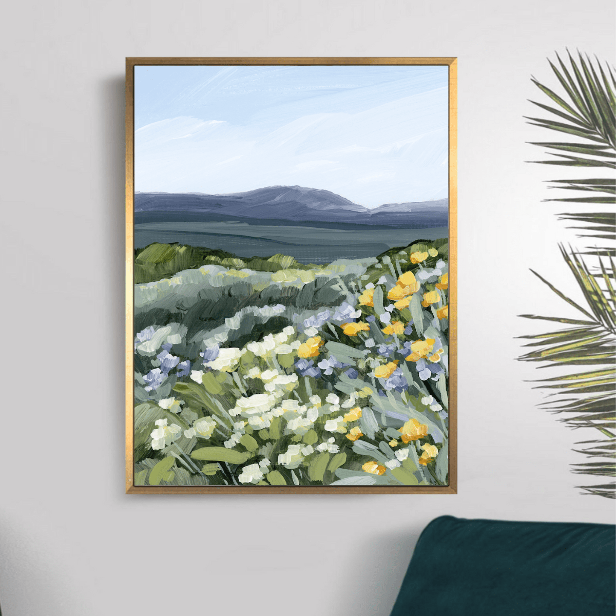 Buffalo Mountain - Hand Embellished - Giri Designs