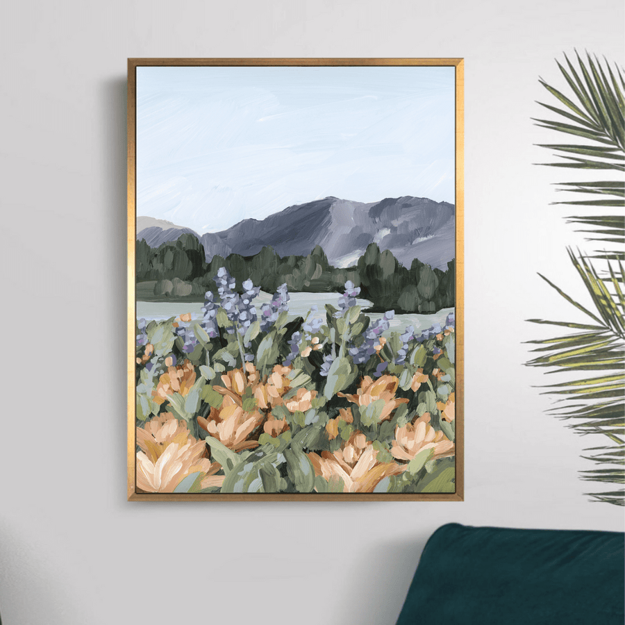 Rocky Mountain Summer - Hand Embellished