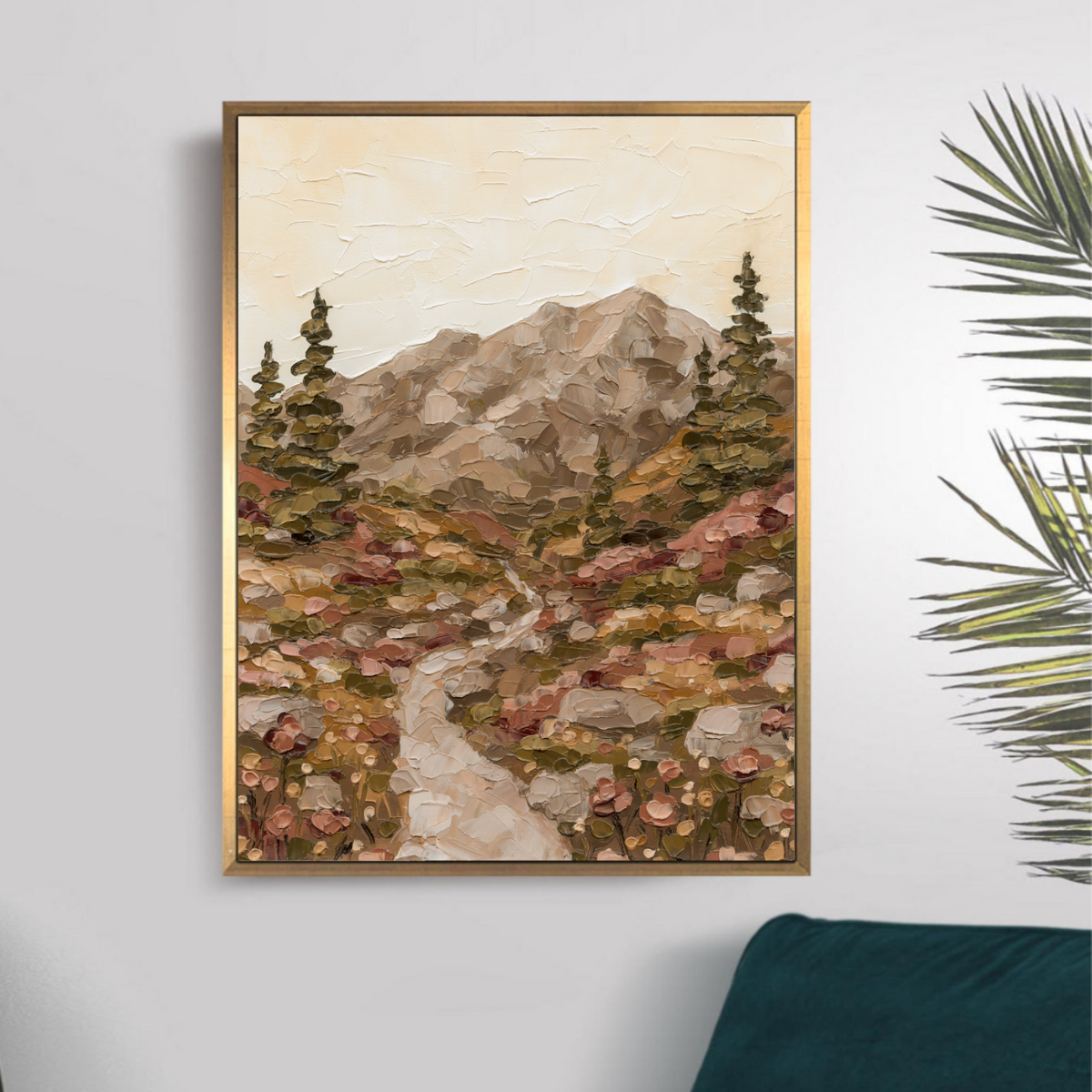 Mountain Byway - Hand Embellished