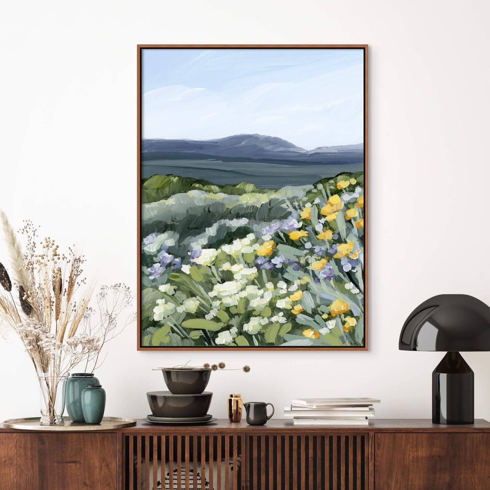 Buffalo Mountain - Hand Embellished - Giri Designs