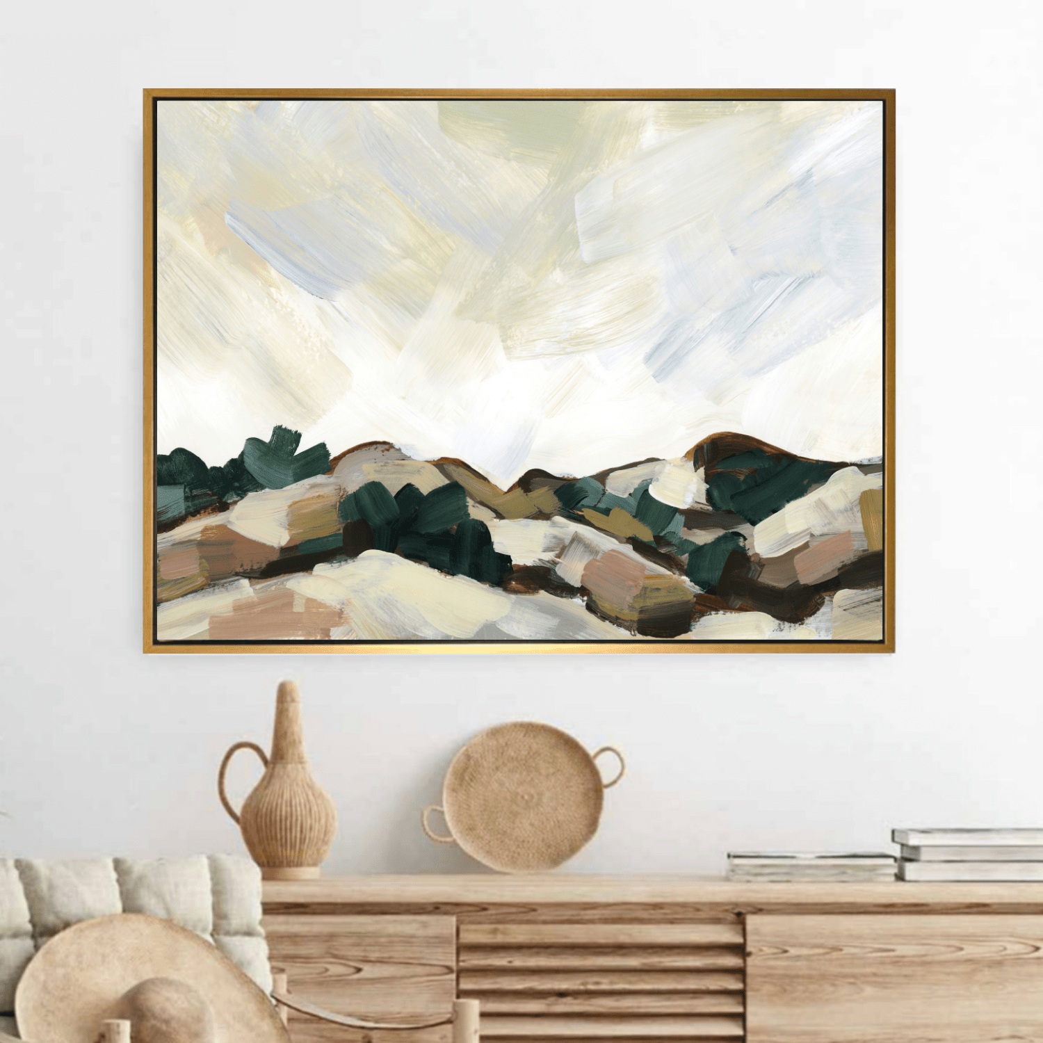 Hillside - Hand Embellished - Giri Designs