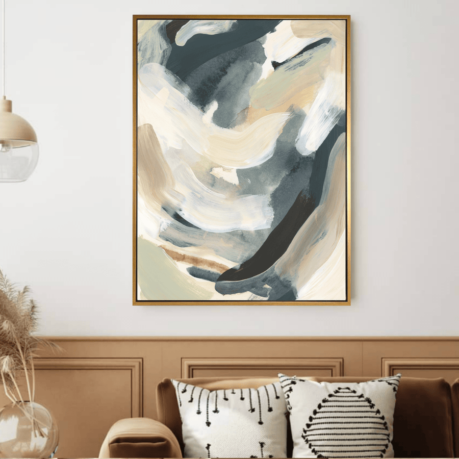 Lush Abstract - Hand Embellished