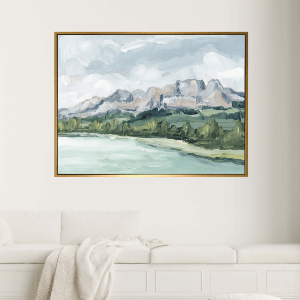 Lake in the North - Hand Embellished