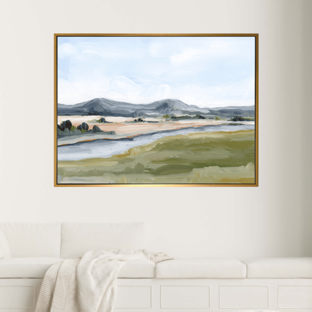 Yellowstone In May - Hand Embellished - Giri Designs