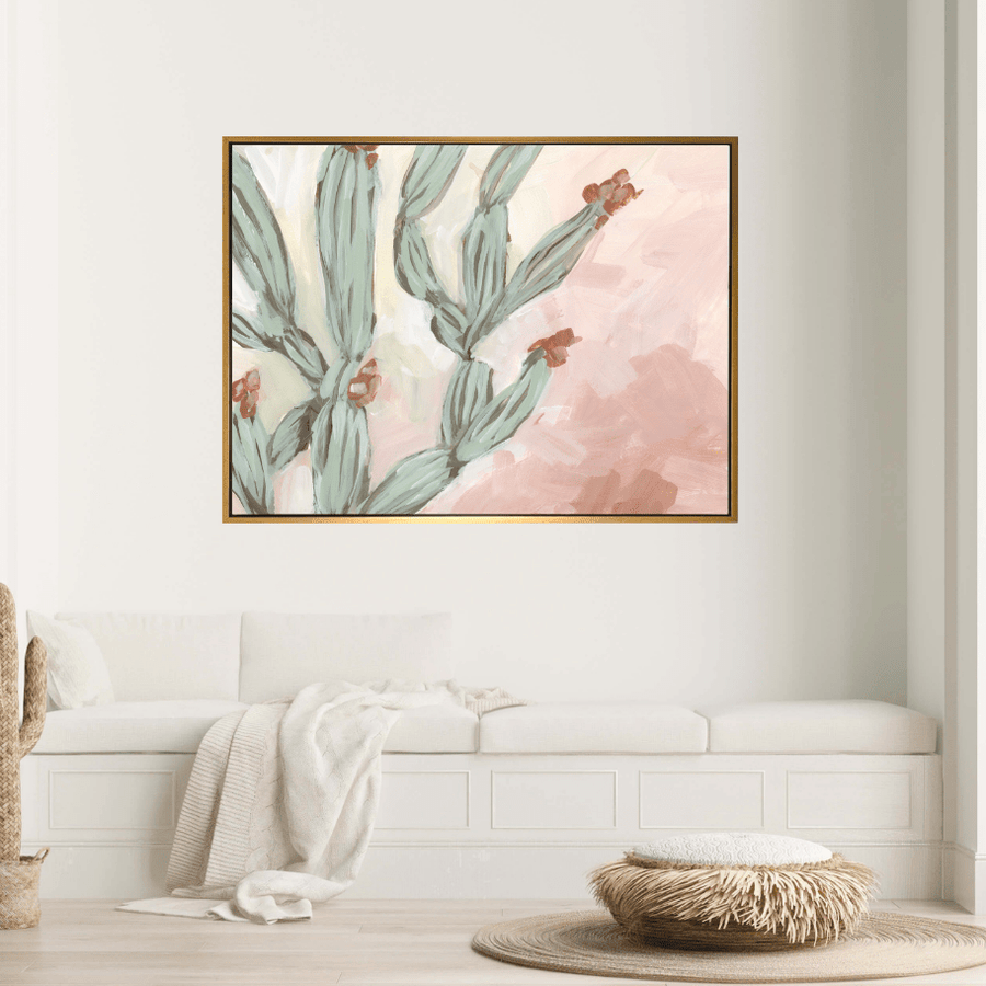 Blooming Cactus - Hand Embellished
