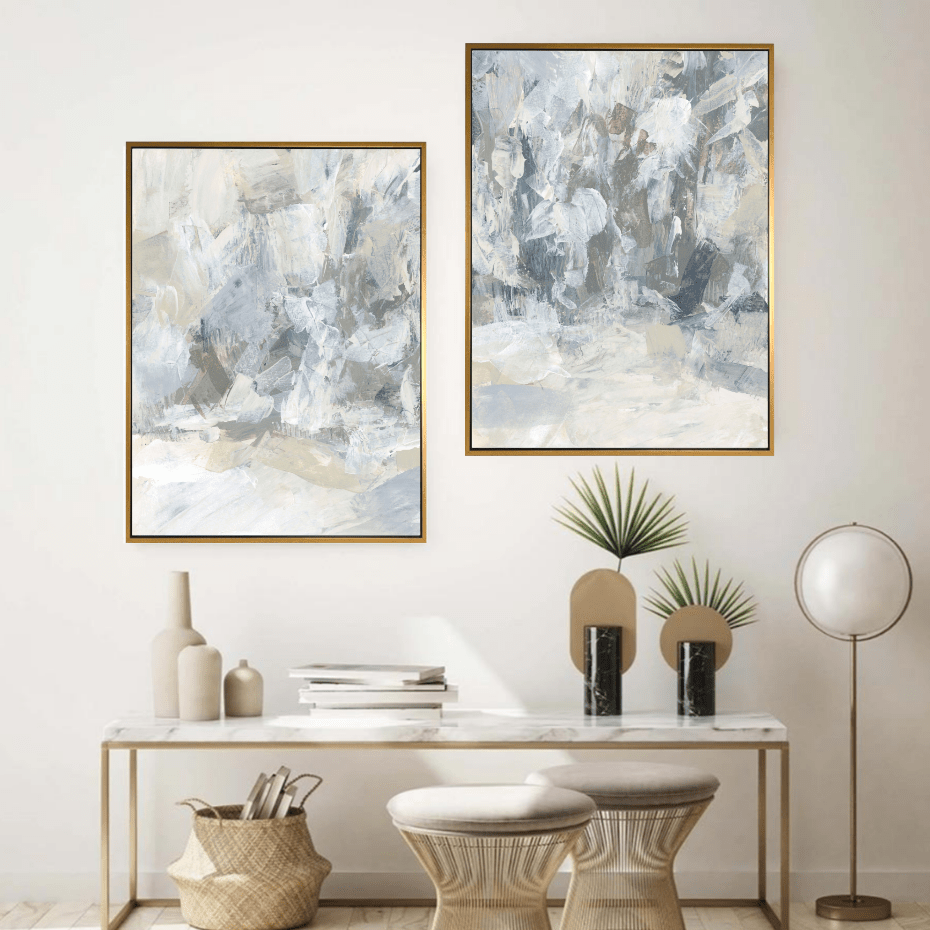 Ice Storm - Hand Embellished - Giri Designs