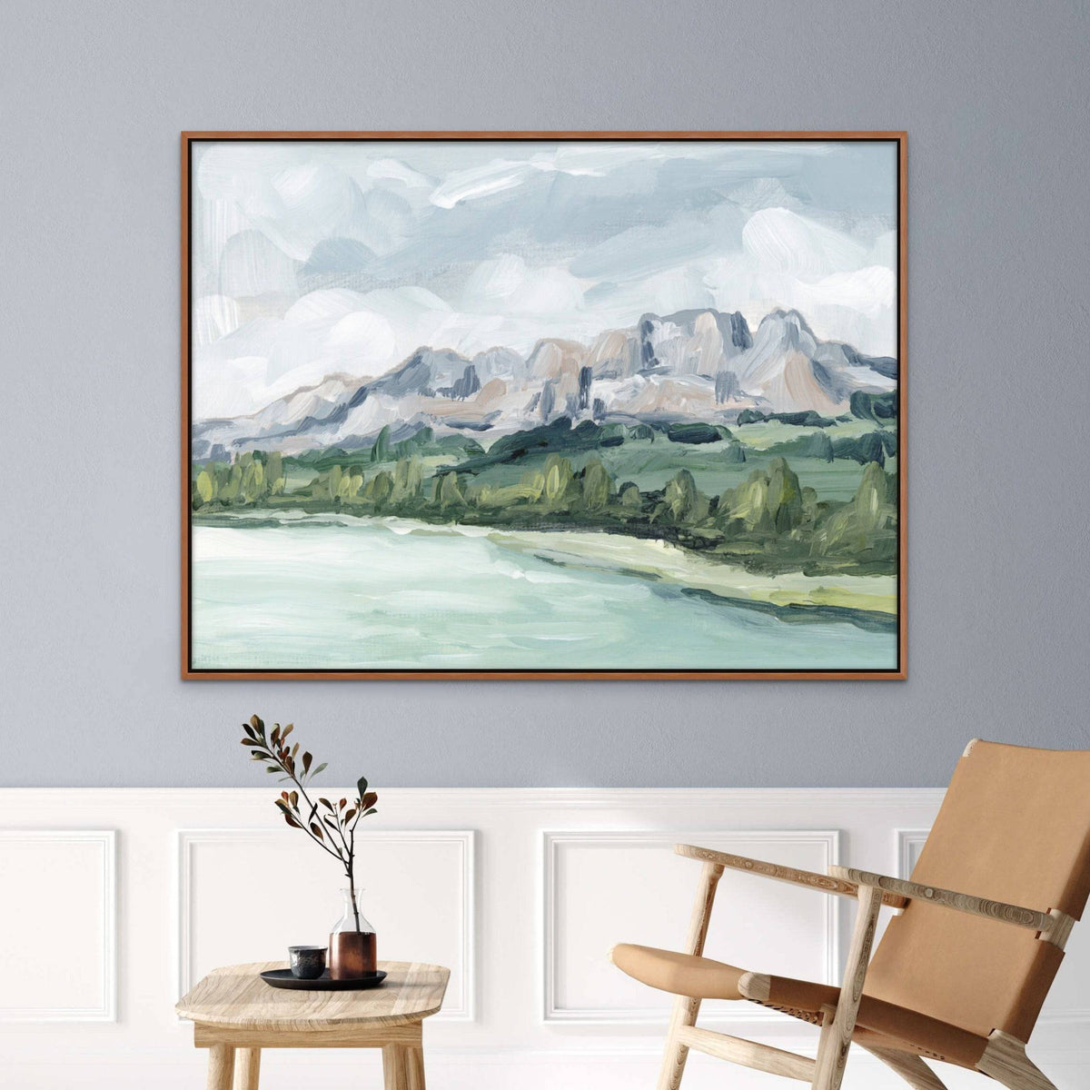 Lake in the North - Hand Embellished