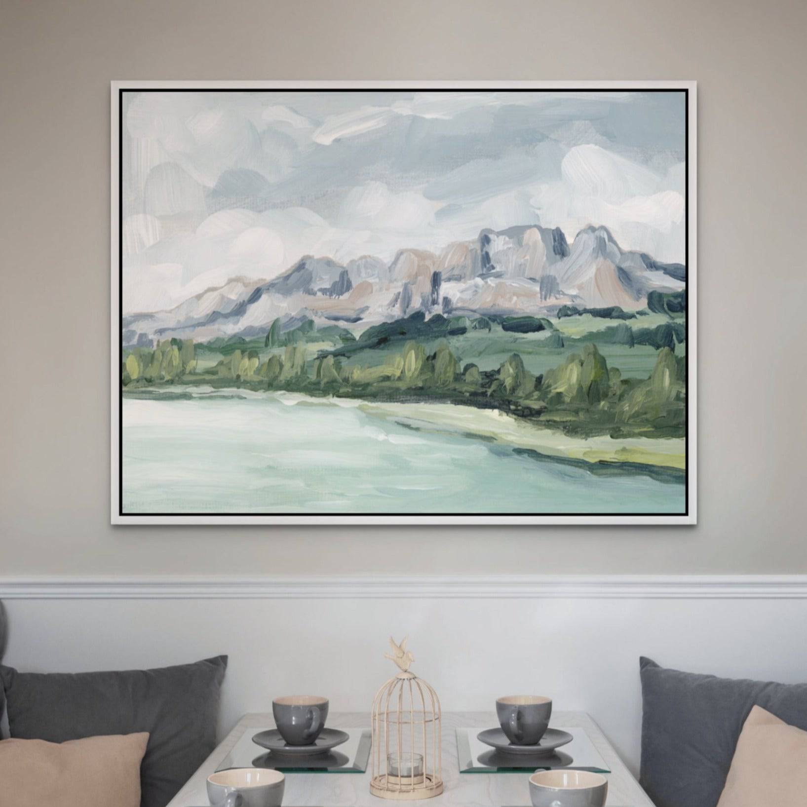 Lake in the North - Hand Embellished