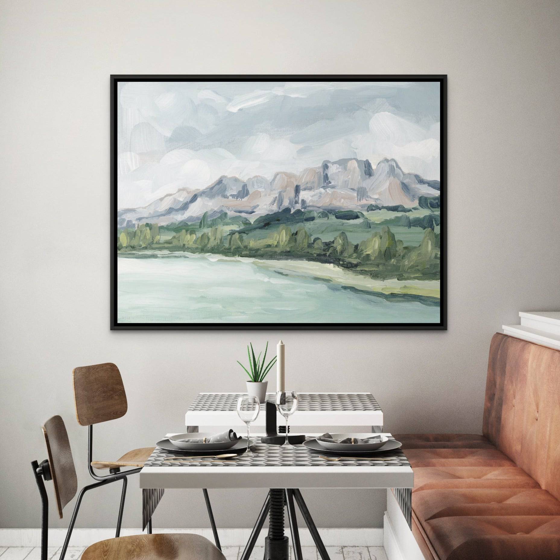 Lake in the North - Hand Embellished