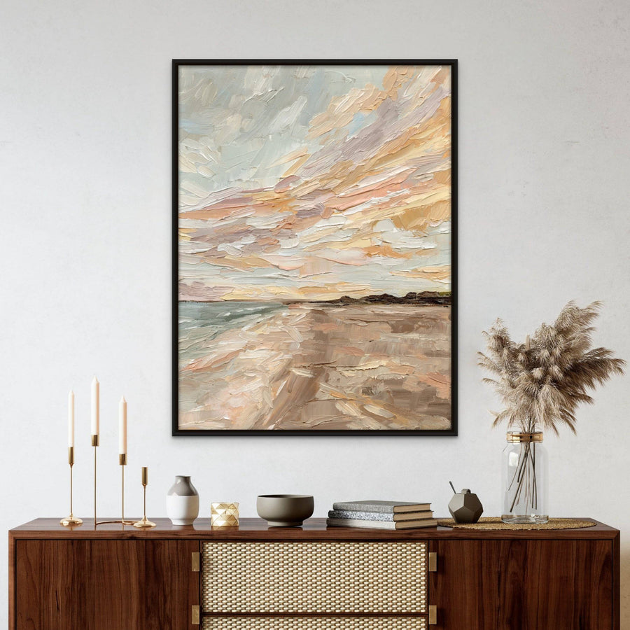 Looking for Seashells - Hand Embellished - Giri Designs