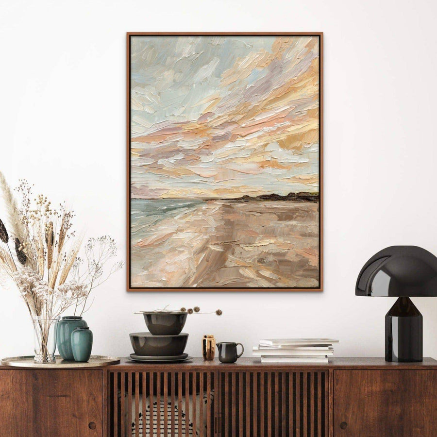 Looking for Seashells - Hand Embellished - Giri Designs