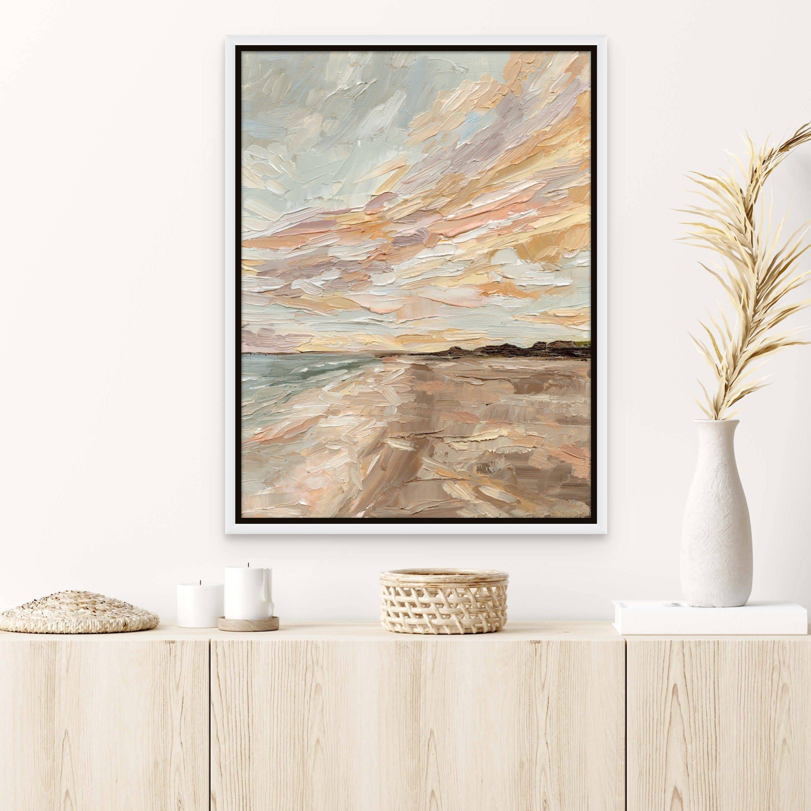 Looking for Seashells - Hand Embellished - Giri Designs