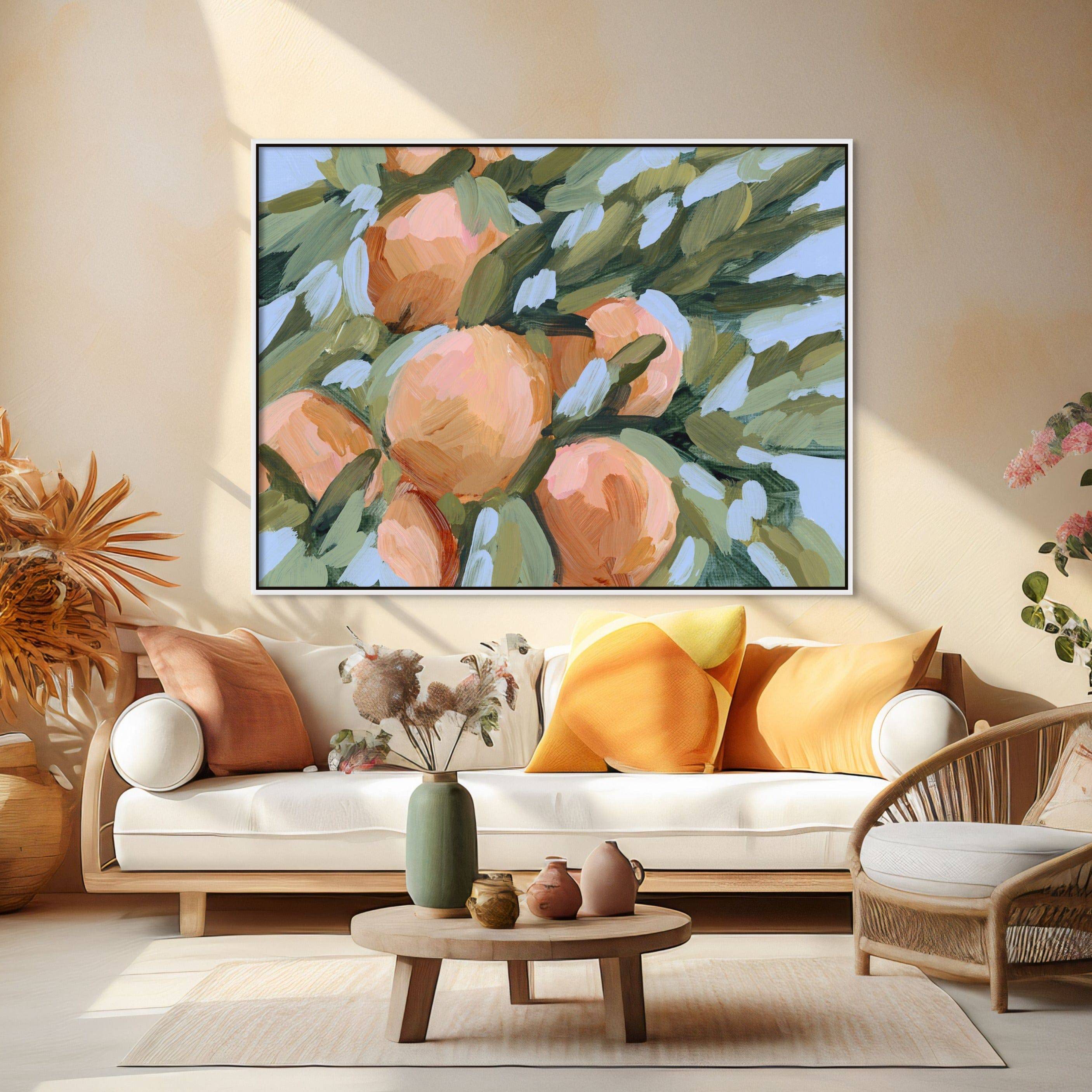 Peach Tree - Hand Embellished