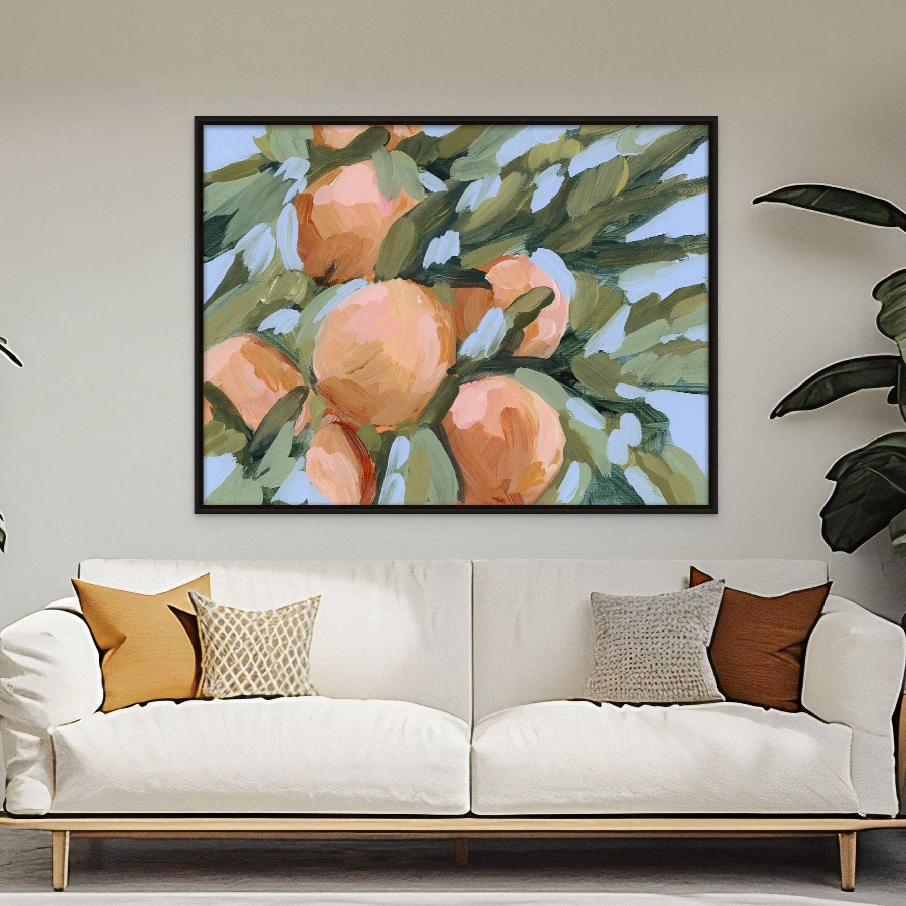 Peach Tree - Hand Embellished