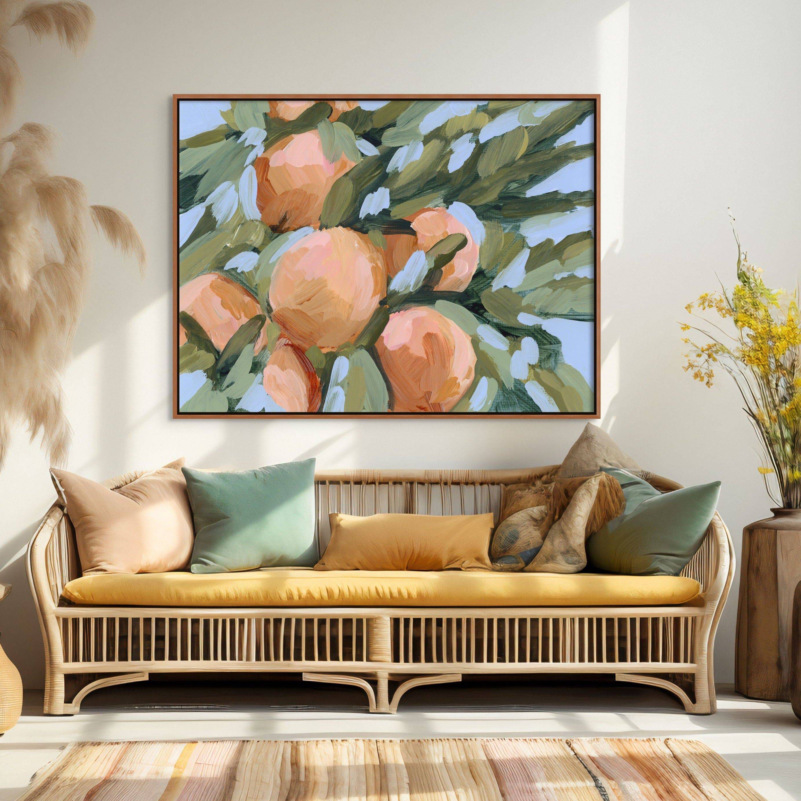 Peach Tree - Hand Embellished