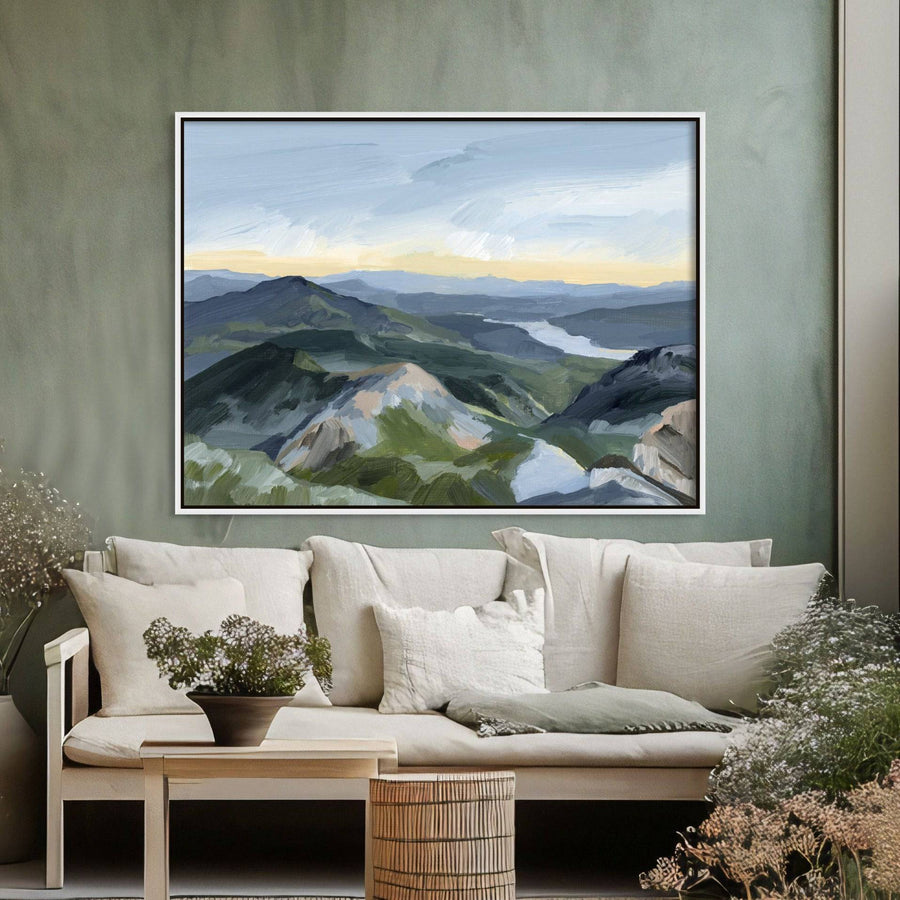 Peaks and Valleys - Hand Embellished