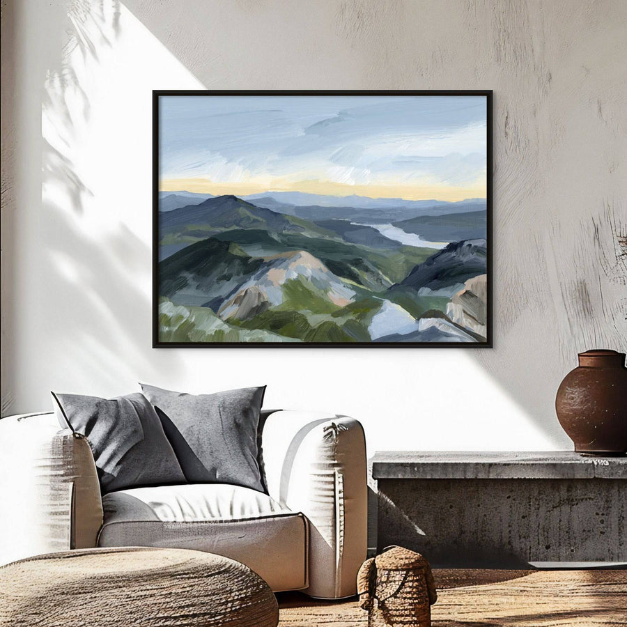 Peaks and Valleys - Hand Embellished