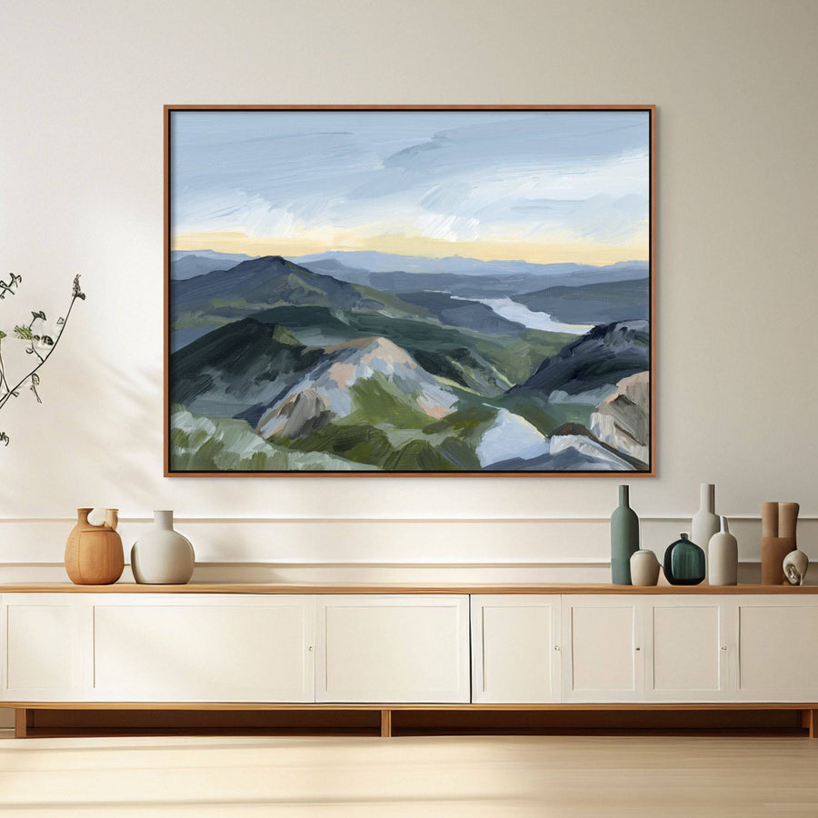 Peaks and Valleys - Hand Embellished