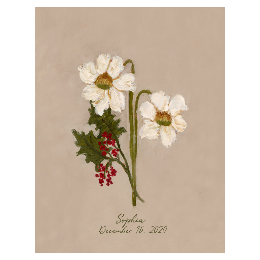 December Birth Flower
