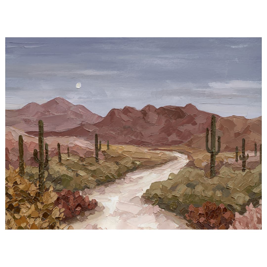 Desert Dusk - Hand Embellished