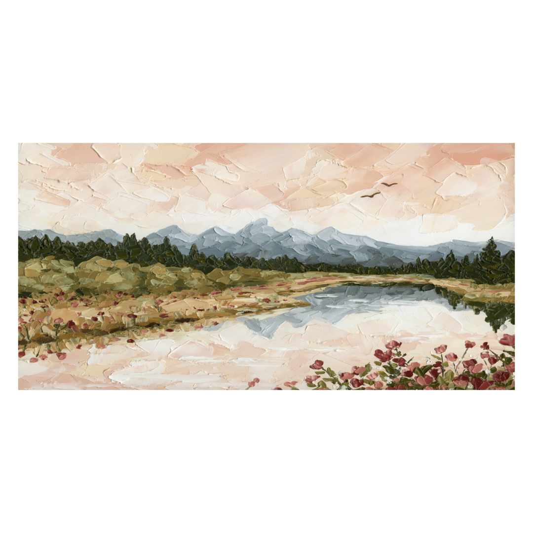 Teton Reflection Panorama
