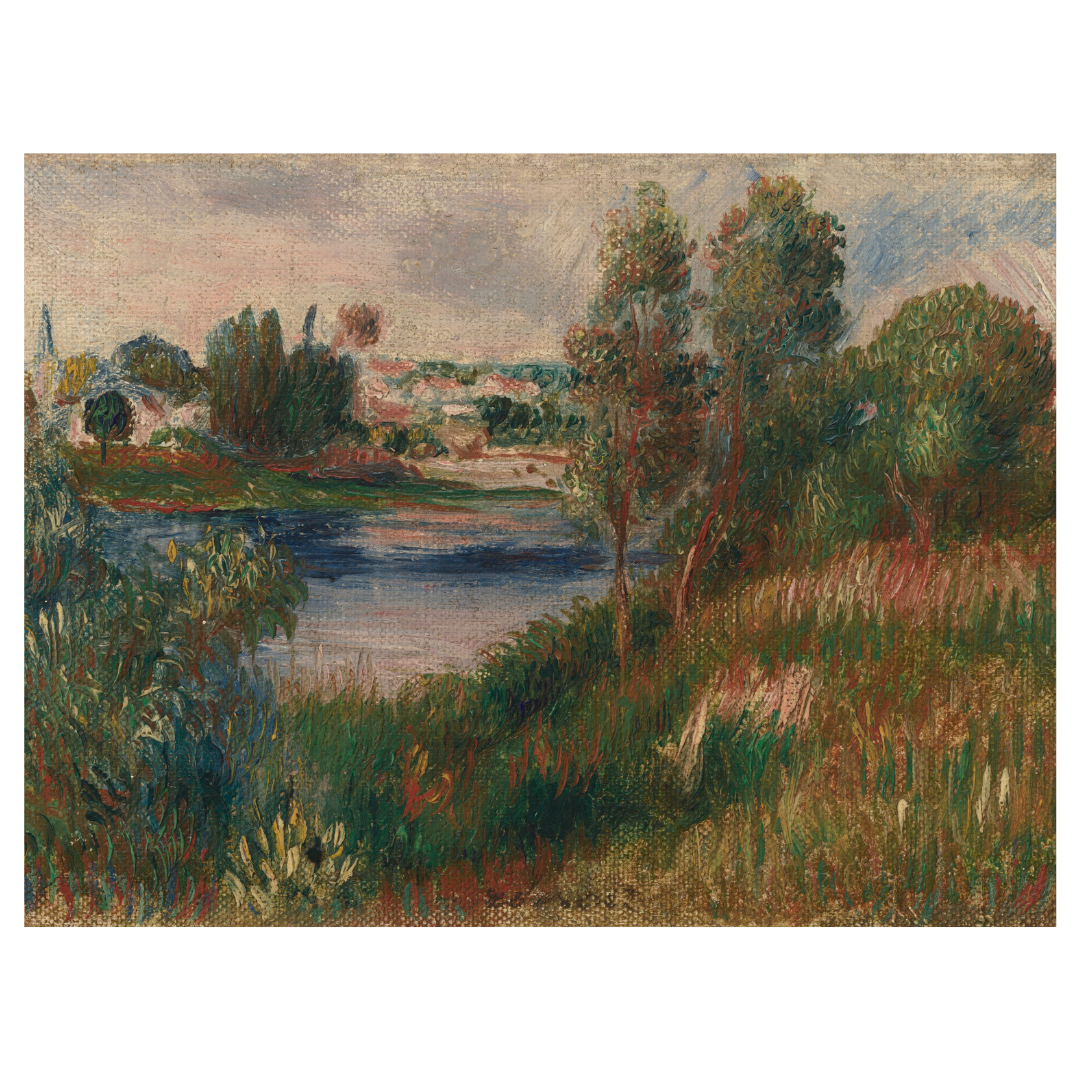 Landscape at Vetheuil by Auguste Renoir 1890