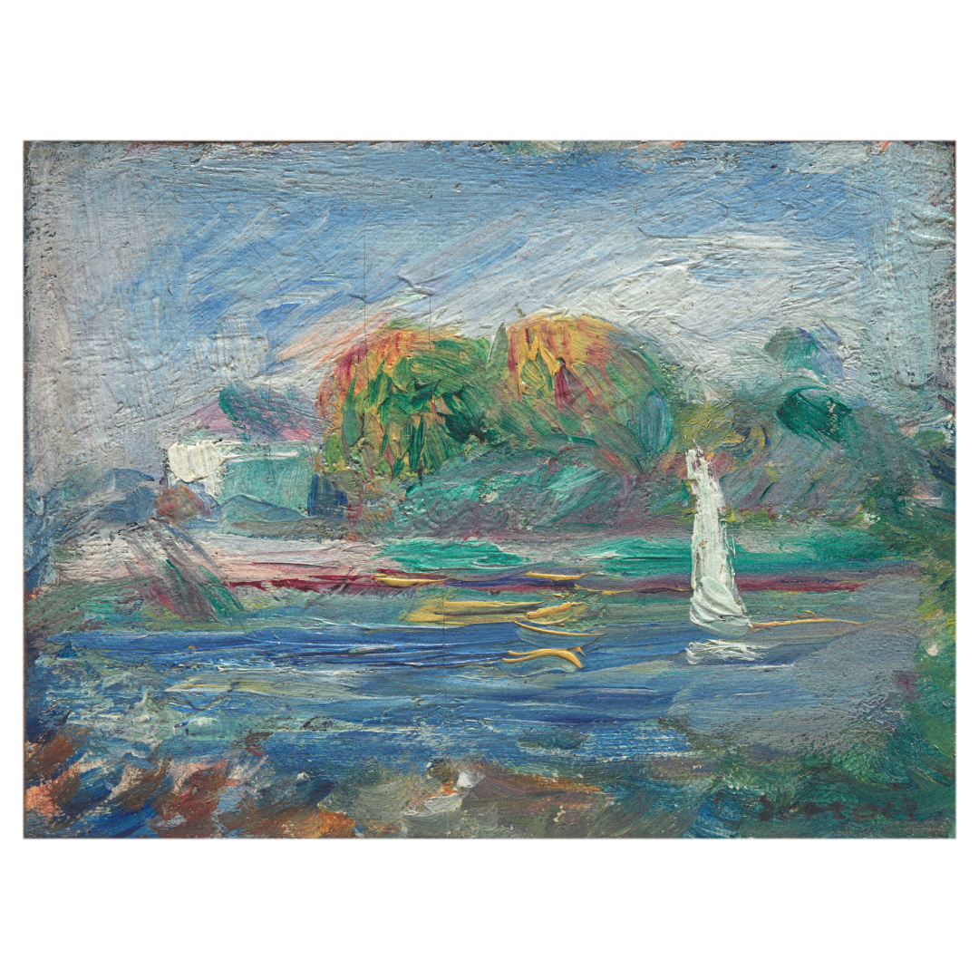 The Blue River by Auguste Renoir 1890
