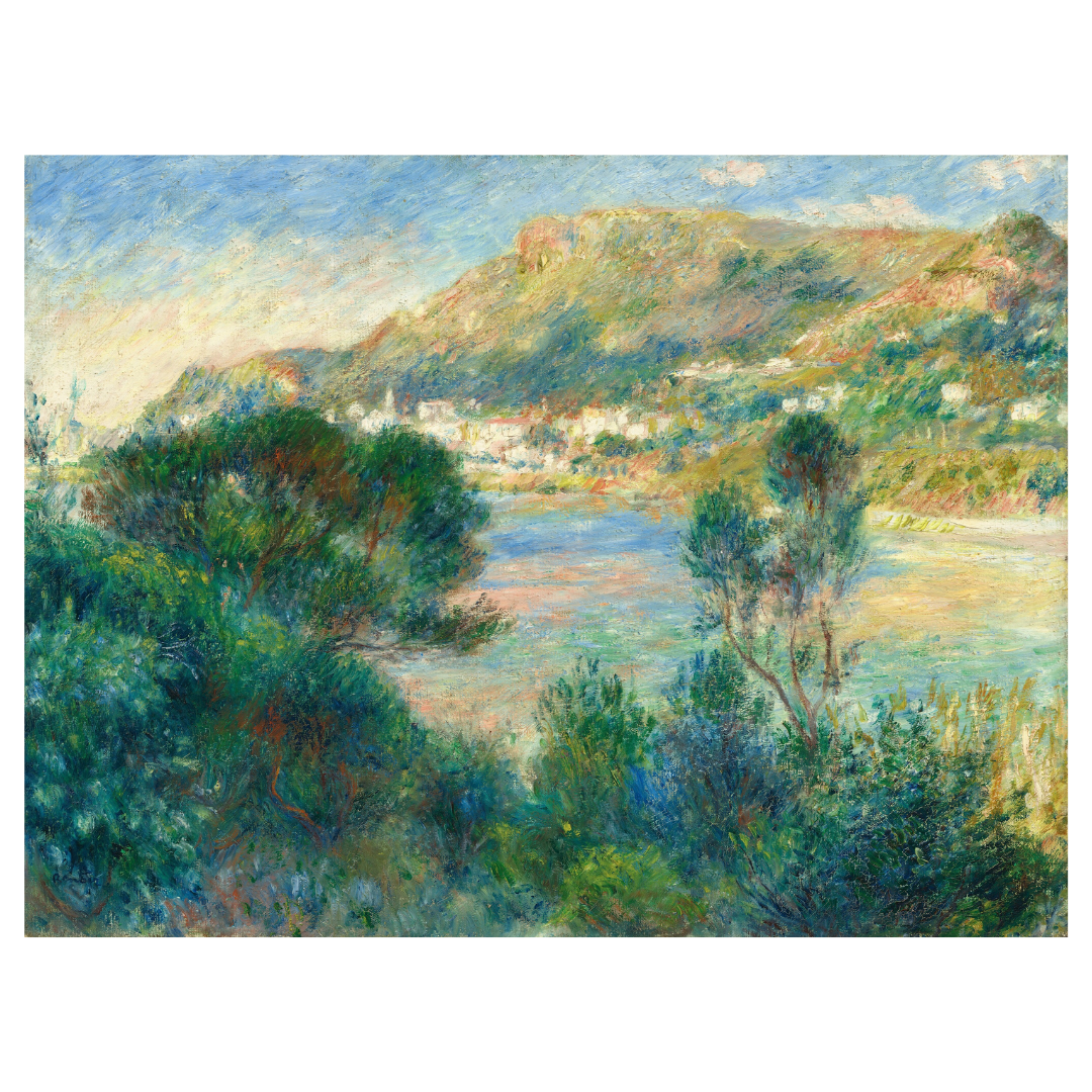 View of Monte Carlo From Cap Martin by Auguste Renoir 1884