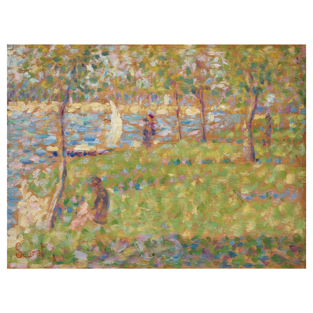 Study For La Grande Jatte by Georges Seurat 1884