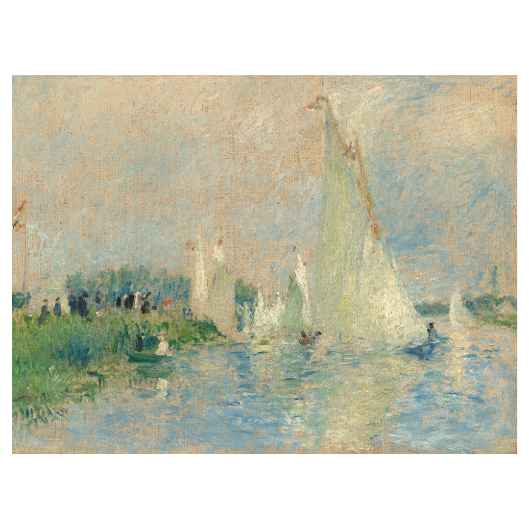 Regatta at Argenteuil by Auguste Renoir 1874