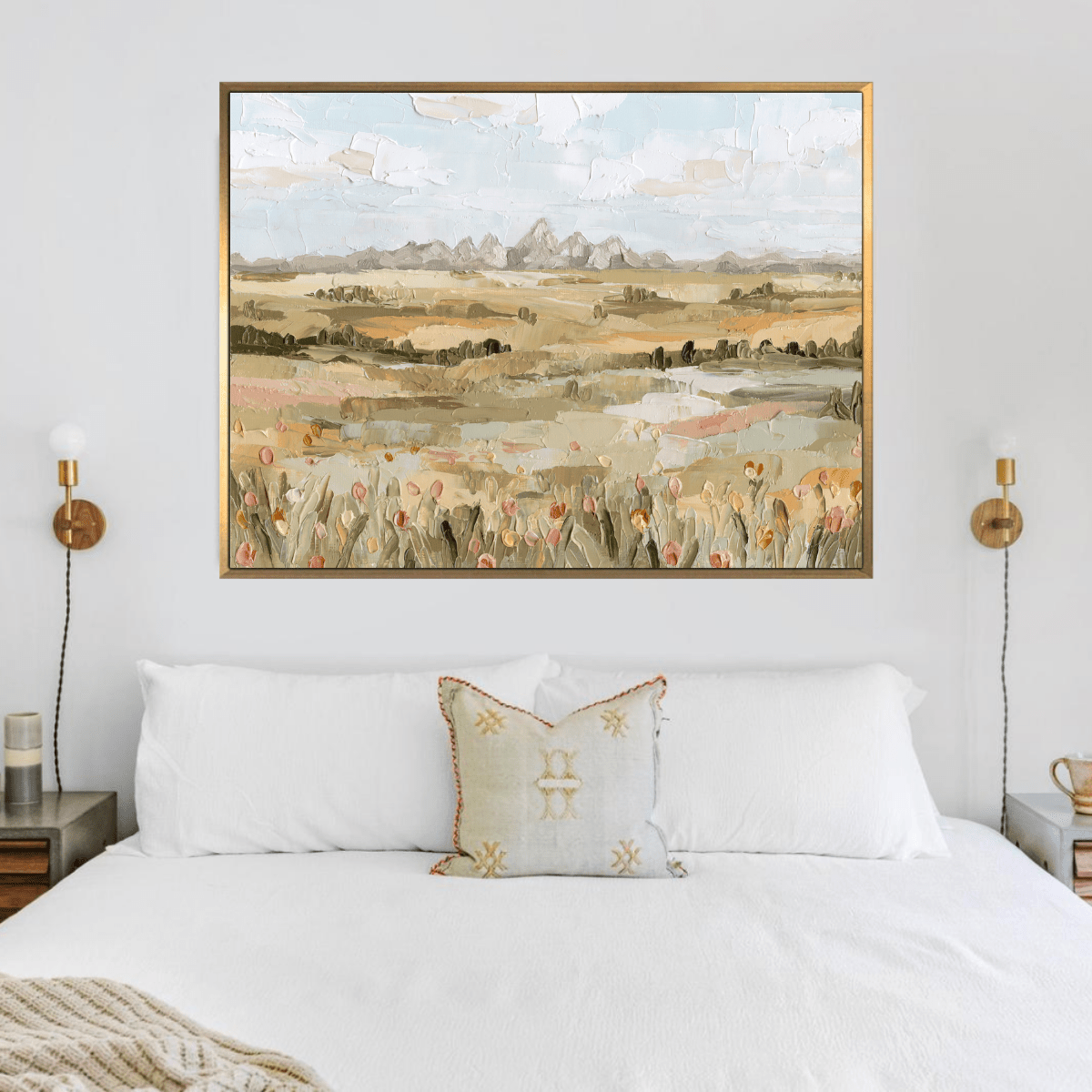 Grand Tetons - Hand Embellished - Giri Designs