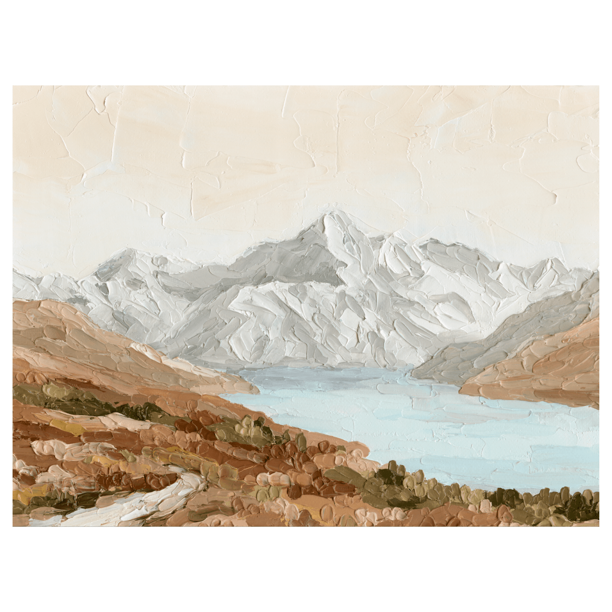 Mount Cook - Hand Embellished - Giri Designs