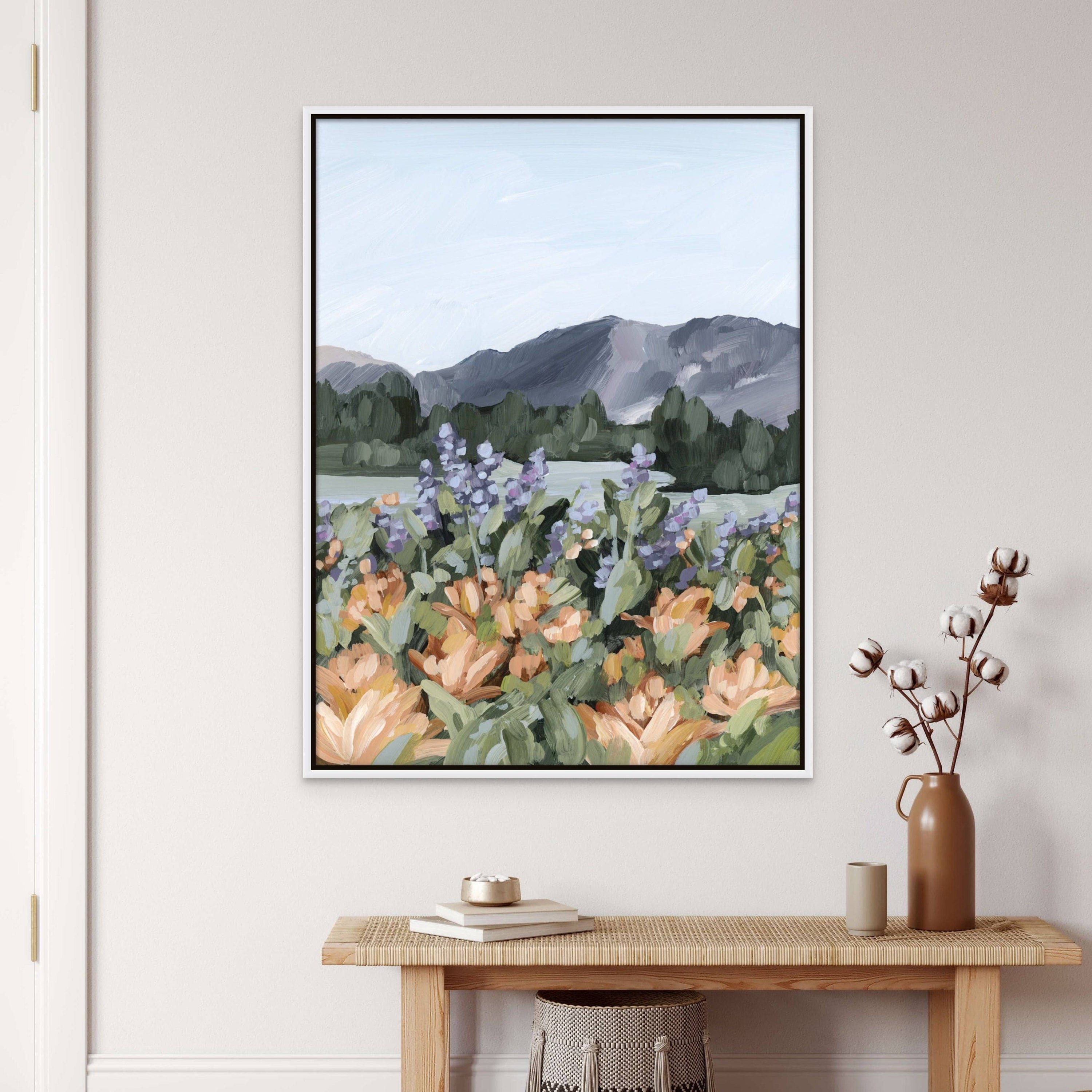 Rocky Mountain Summer - Hand Embellished - Giri Designs