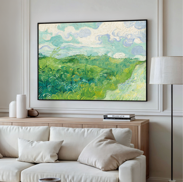 Green Wheat Fields by Vincent van Gogh 1890