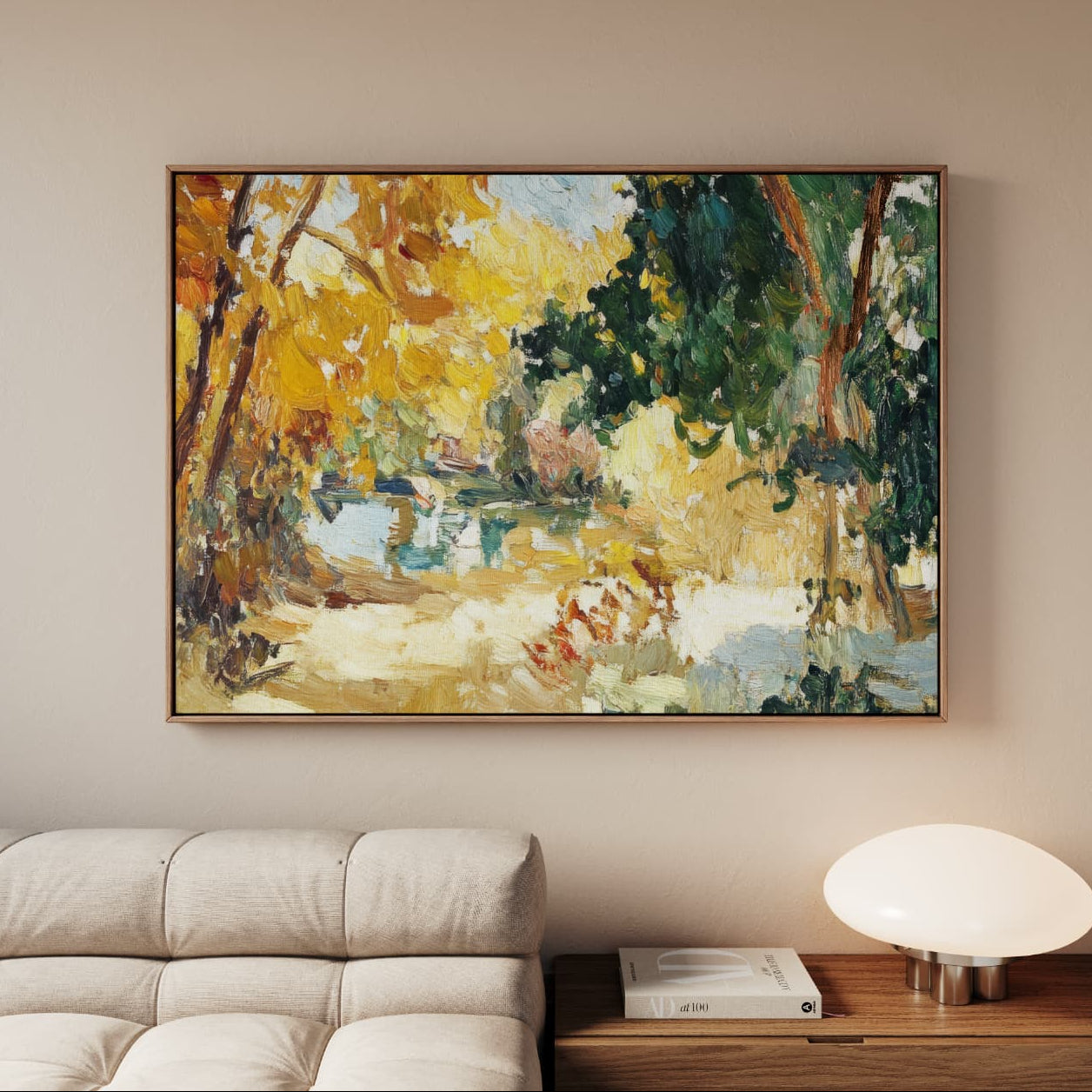 Abstract Yellow - Hand Embellished