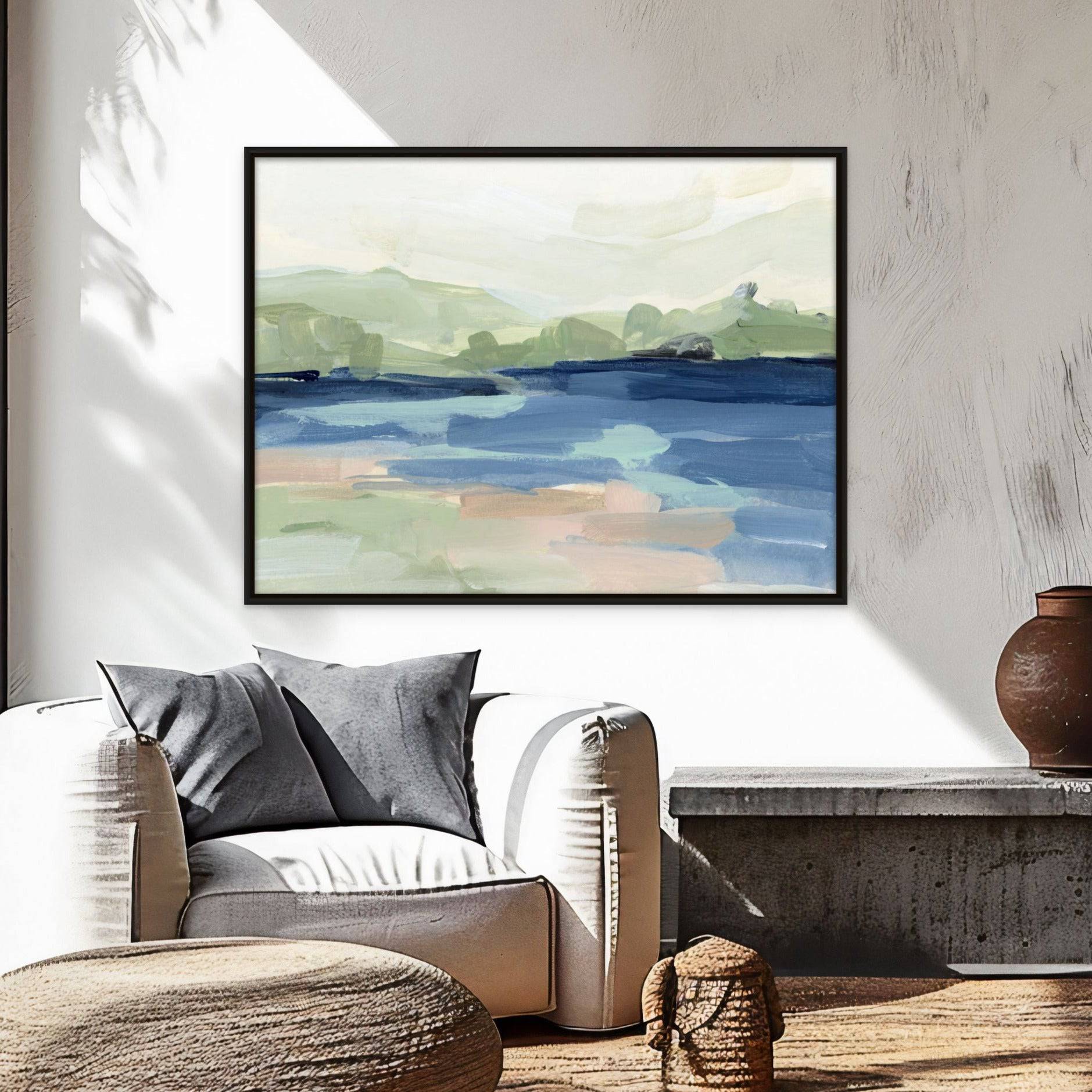 The Lake Cove - Hand Embellished - Giri Designs