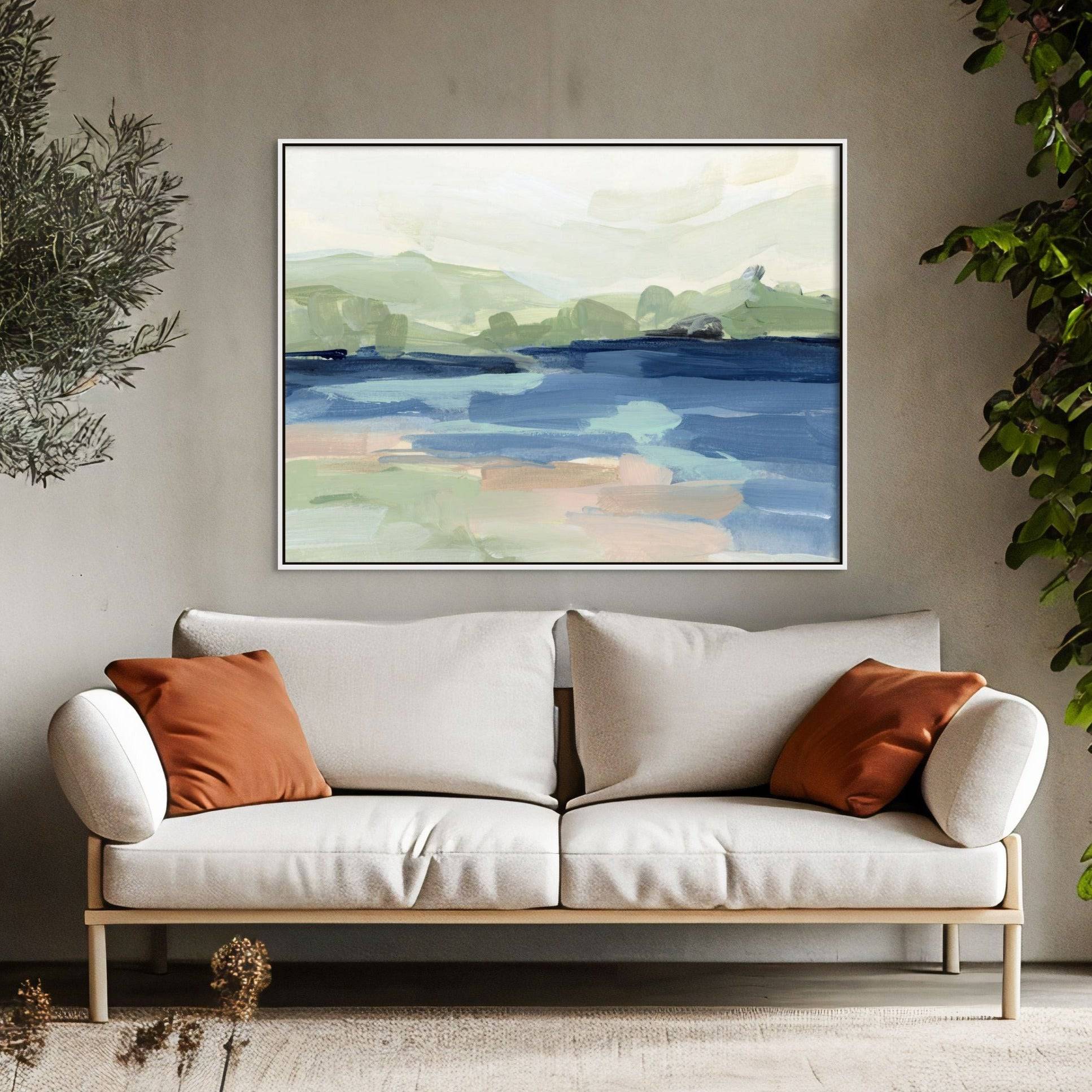 The Lake Cove - Hand Embellished - Giri Designs