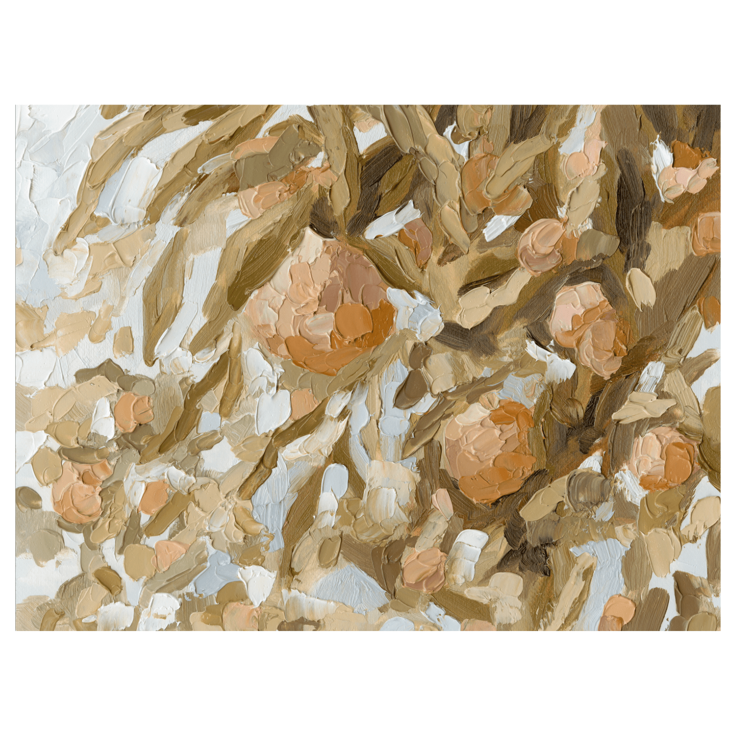 Orange Tree - Hand Embellished - Giri Designs