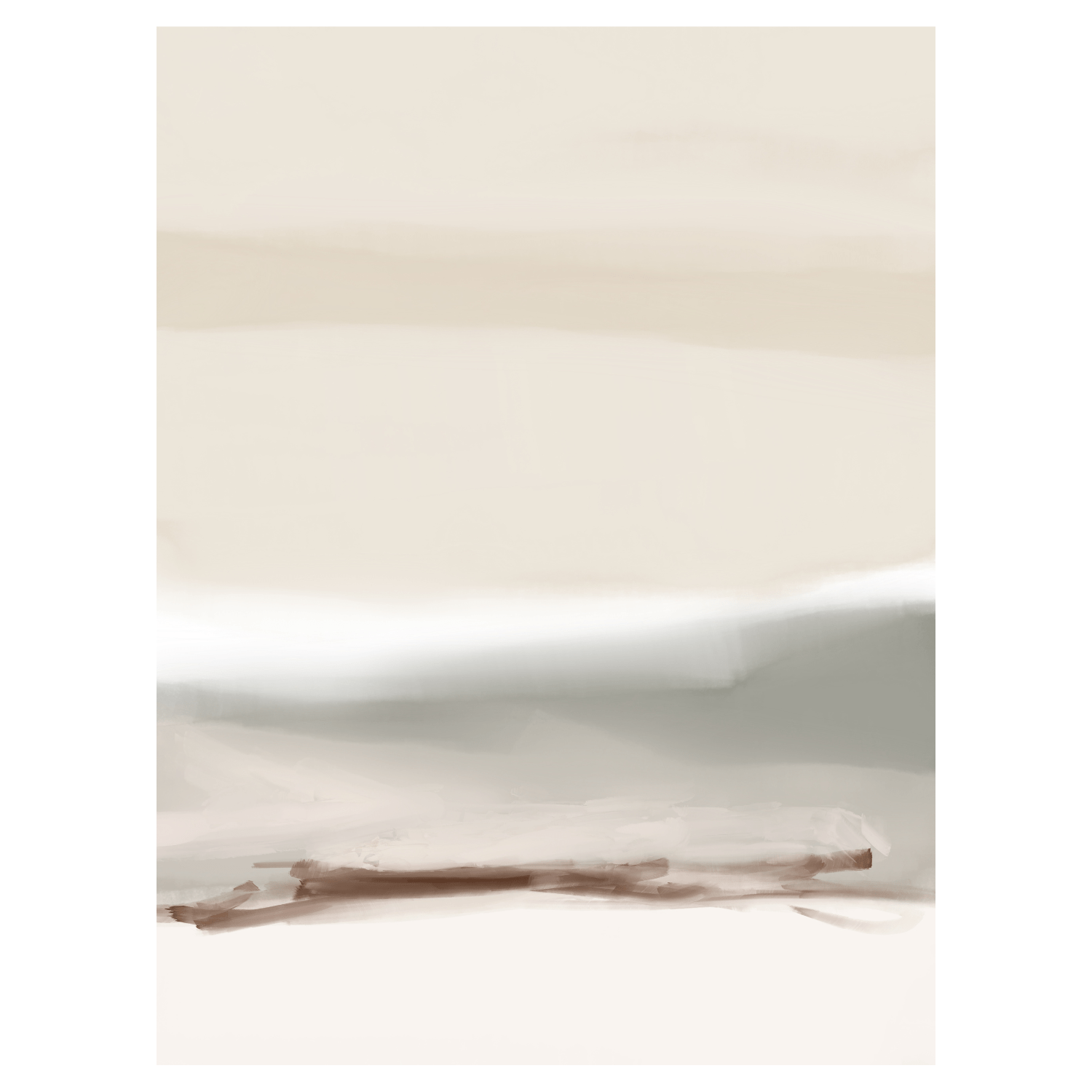 Lean On Each Other, 24" x 32", Oak-Finish Floating Frame - Final Sale - Giri Designs