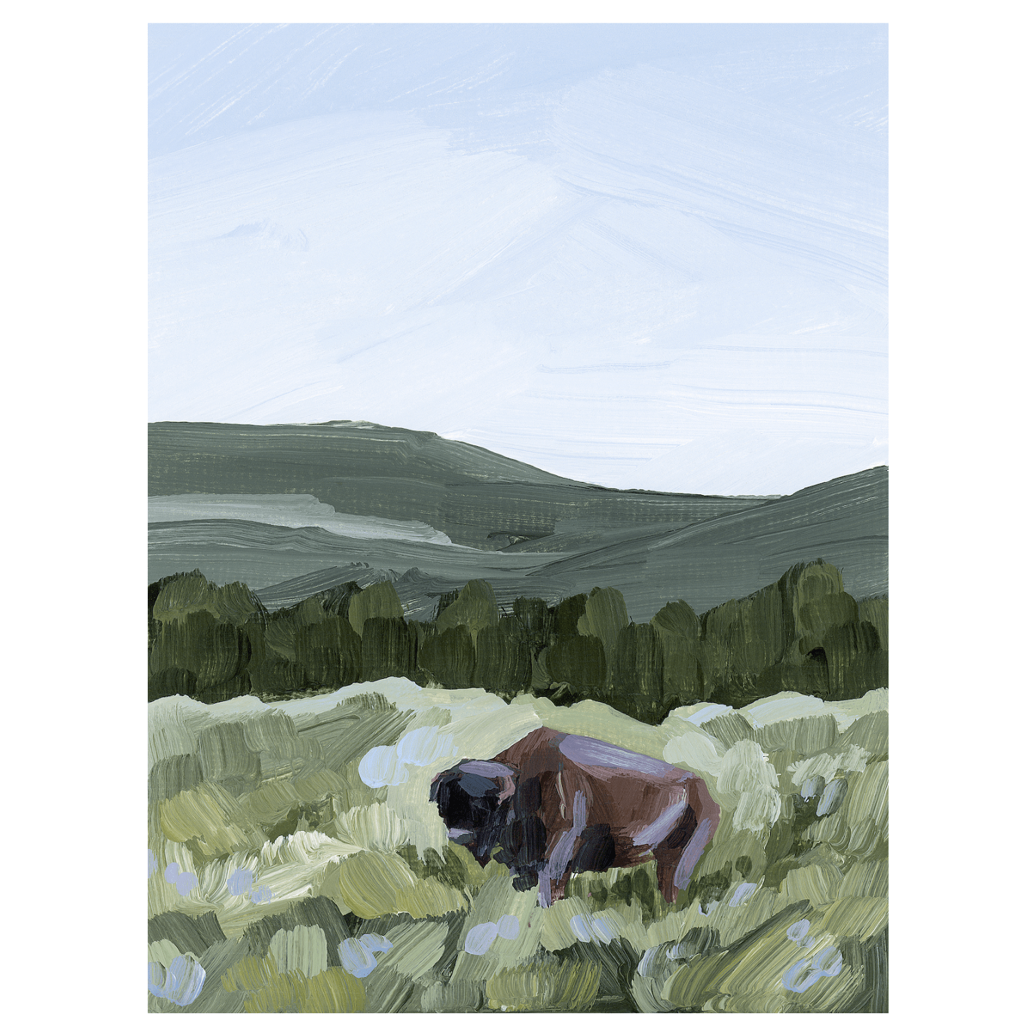 Grazing in Yellowstone - Giri Designs