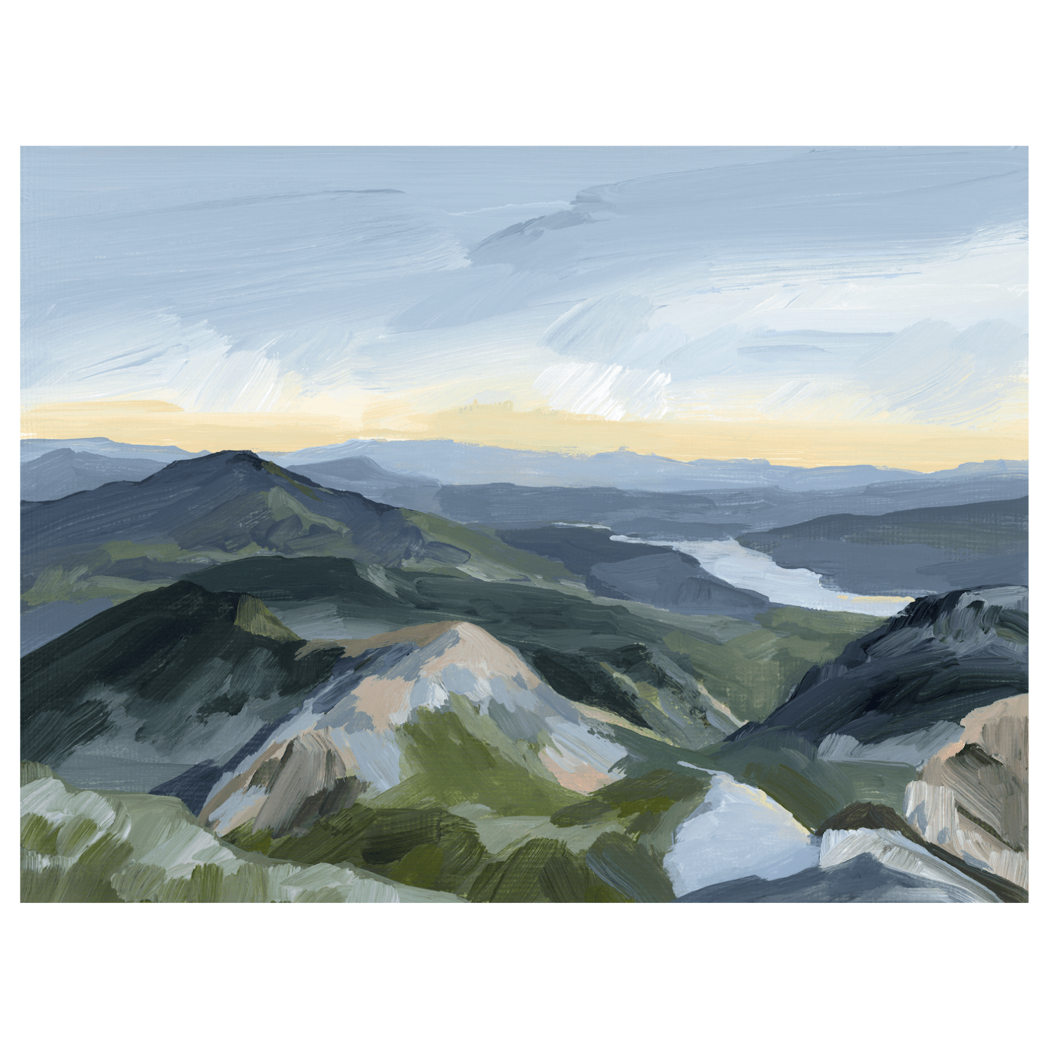 Peaks and Valleys - Hand Embellished - Giri Designs