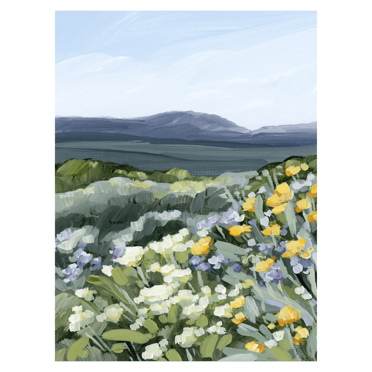 Buffalo Mountain - Hand Embellished - Giri Designs